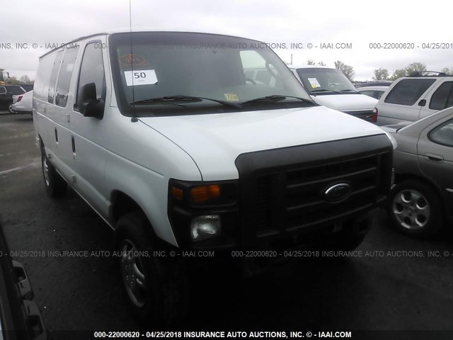 1FTNE24LX8DA06884 - 2008 FORD ECONOLINE E250 VAN WHITE photo 1