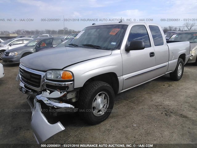 2GTEC19T941136914 - 2004 GMC NEW SIERRA C1500 SILVER photo 2