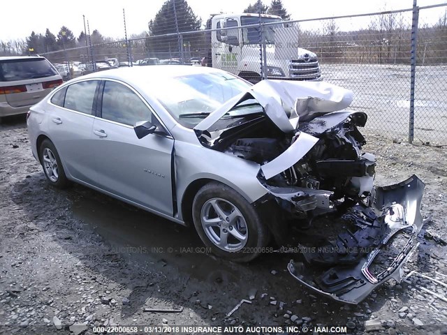 1G1ZB5ST4GF278387 - 2016 CHEVROLET MALIBU LS Gümüş foto 1
