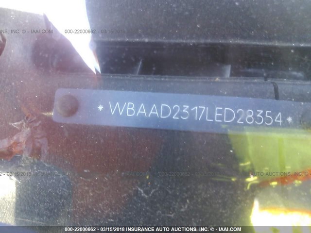 WBAAD2317LED28354 - 1990 BMW 325 I AUTOMATIC BLACK photo 9