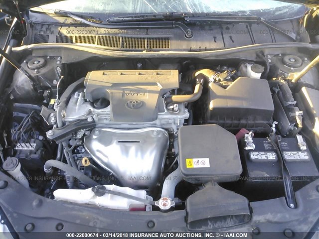 4T1BF1FK5HU368129 - 2017 TOYOTA CAMRY LE/XLE/SE/XSE BLACK photo 10