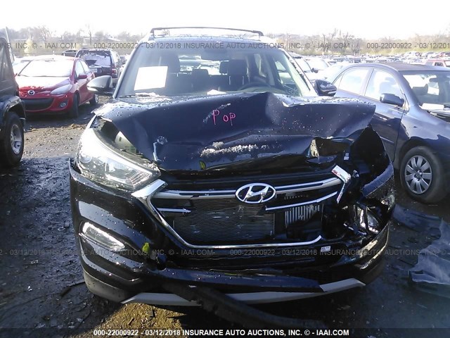 KM8J33A26HU455867 - 2017 HYUNDAI TUCSON LIMITED/SPORT AND ECO/SE BLACK photo 6