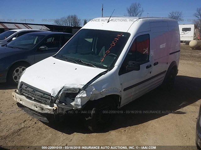 NM0LS7AN3AT032173 - 2010 FORD TRANSIT CONNECT XL WHITE photo 2
