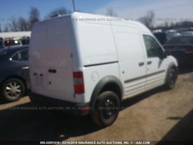 NM0LS7AN3AT032173 - 2010 FORD TRANSIT CONNECT XL WHITE photo 4