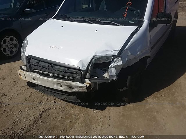NM0LS7AN3AT032173 - 2010 FORD TRANSIT CONNECT XL WHITE photo 6