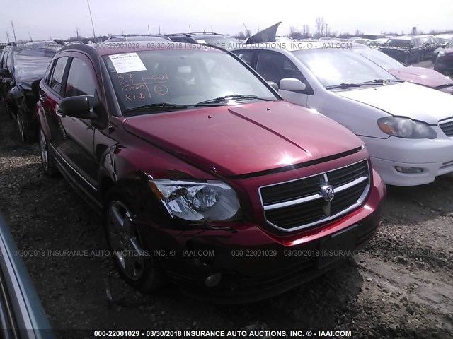 1B3HE78K97D525730 - 2007 DODGE CALIBER R/T RED photo 1