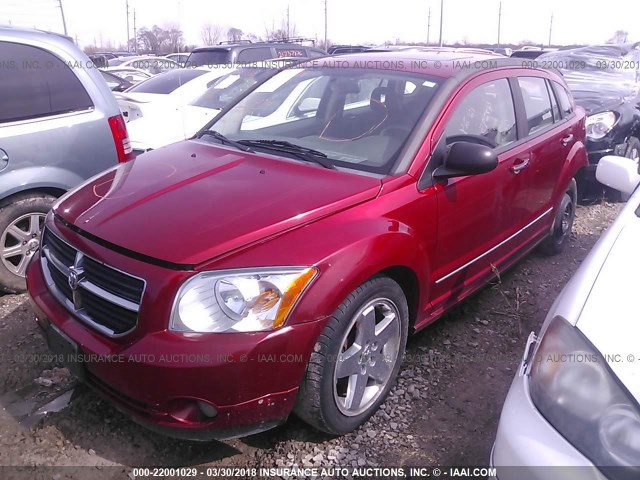 1B3HE78K97D525730 - 2007 DODGE CALIBER R/T RED photo 2