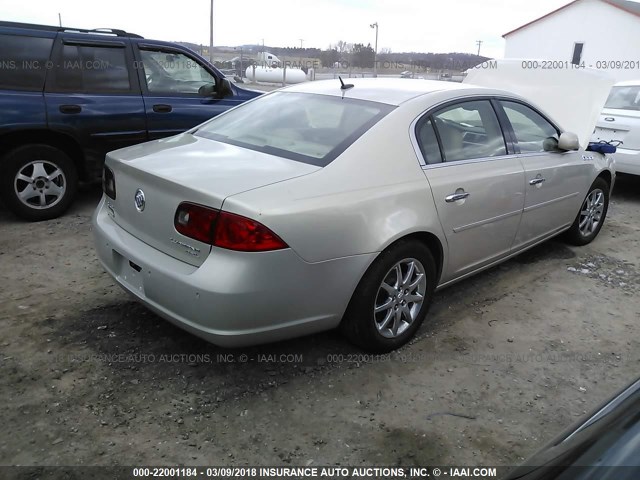 1G4HD57247U190587 - 2007 BUICK LUCERNE CXL GOLD photo 4