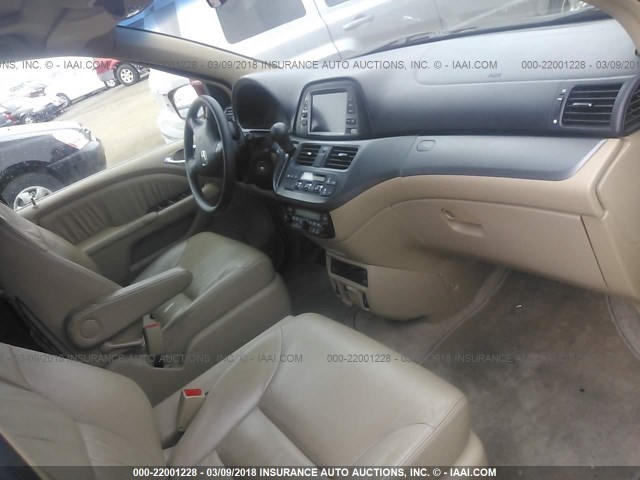 5FNRL38715B117242 - 2005 HONDA ODYSSEY EXL წითელი ფოტო 5