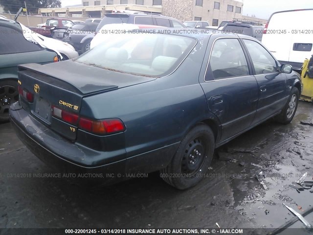 JT2BF22K3V0015058 - 1997 TOYOTA CAMRY LE/XLE Grün Foto 4