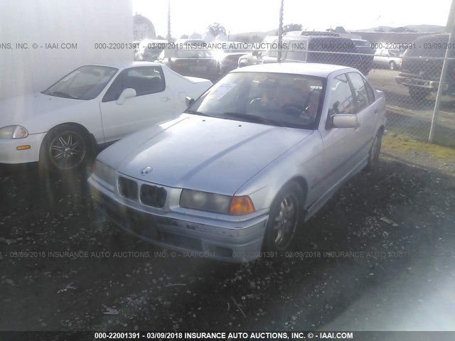 WBACD432XWAV61375 - 1998 BMW 328 I AUTOMATIC ვერცხლისფერი ფოტო 2