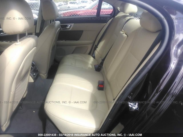 SAJWA0ESXDPS73222 - 2013 JAGUAR XF ბურგუნდია ფოტო 8