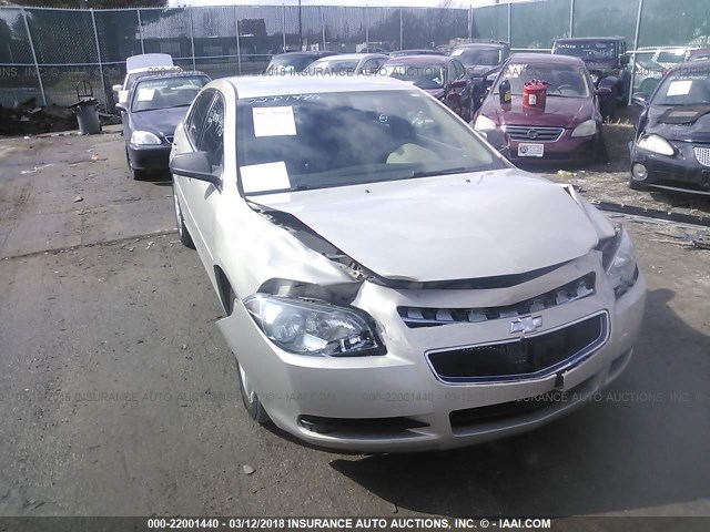 1G1ZB5EB3AF149406 - 2010 CHEVROLET MALIBU LS ოქროსფერი ფოტო 1