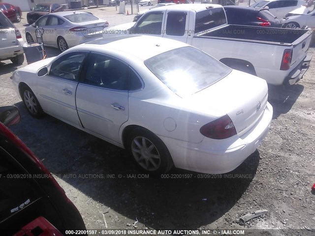 2G4WE587861273139 - 2006 BUICK LACROSSE CXS WHITE photo 3