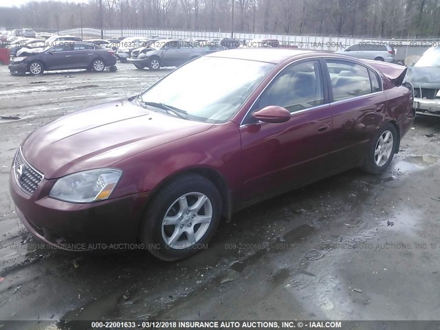 1N4AL11DX6C130268 - 2006 NISSAN ALTIMA S/SL BURGUNDY photo 2