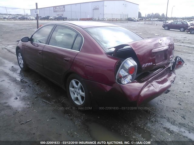 1N4AL11DX6C130268 - 2006 NISSAN ALTIMA S/SL BURGUNDY photo 3