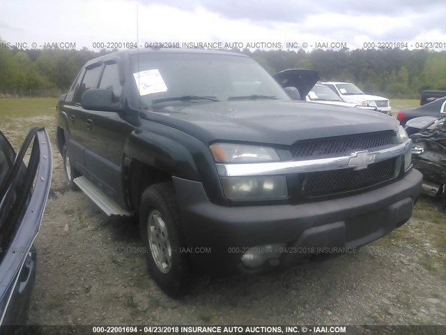 3GNEC12T74G160377 - 2004 CHEVROLET AVALANCHE C1500 GREEN photo 1