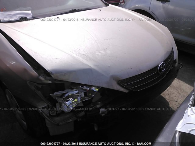 4T1BE32K83U658491 - 2003 TOYOTA CAMRY LE/XLE/SE GOLD photo 6