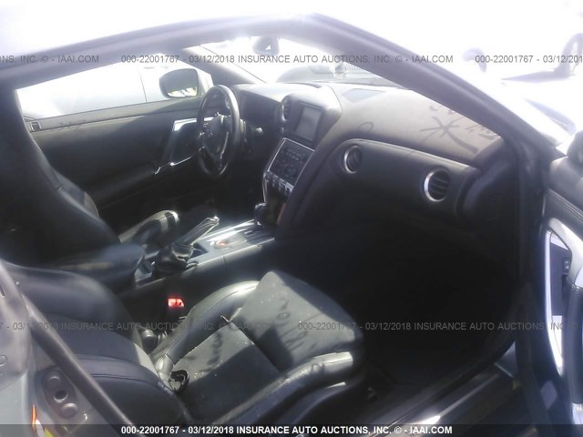 JN1AR5EF2AM231029 - 2010 NISSAN GT-R PREMIUM GRAY photo 5