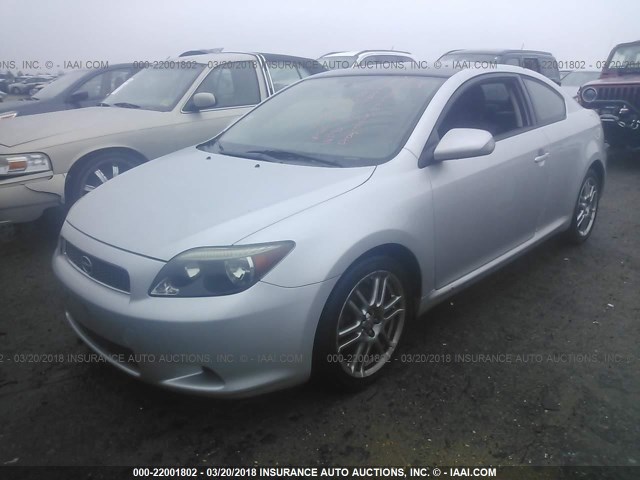 JTKDE177370173526 - 2007 TOYOTA SCION TC 银色 照片 2