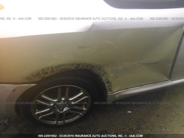 JTKDE177370173526 - 2007 TOYOTA SCION TC 银色 照片 6