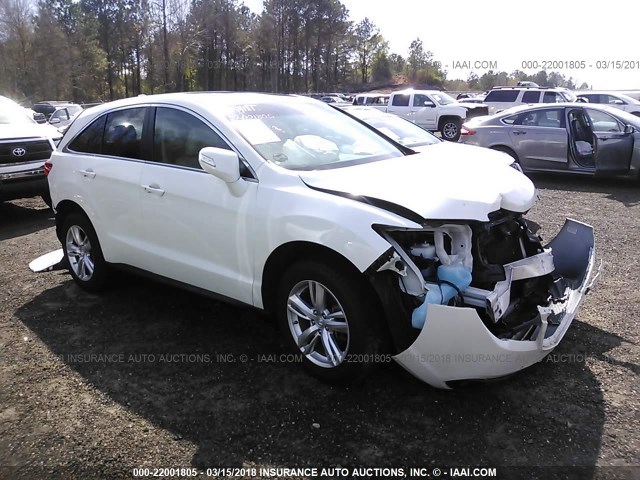 5J8TB3H34EL009802 - 2014 ACURA RDX WHITE photo 1