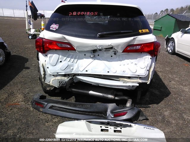 5J8TB3H34EL009802 - 2014 ACURA RDX WHITE photo 6