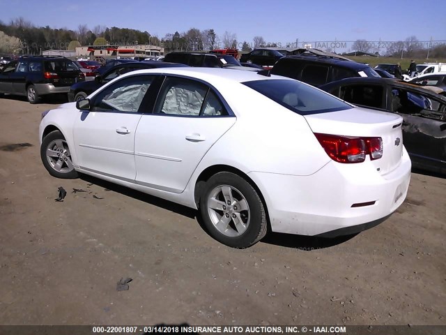1G11B5SL2EF265552 - 2014 CHEVROLET MALIBU LS 白色 照片 3