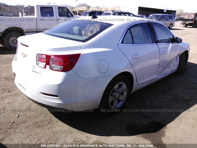 1G11B5SL2EF265552 - 2014 CHEVROLET MALIBU LS 白色 照片 4