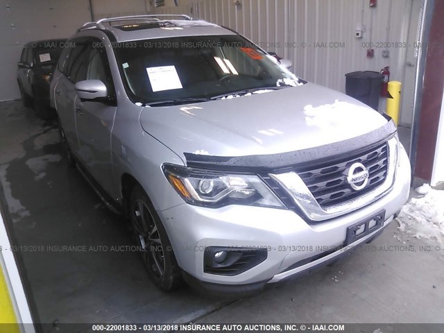5N1DR2MM1HC618661 - 2017 NISSAN PATHFINDER S/SV/SL/PLATINUM 银色 照片 1