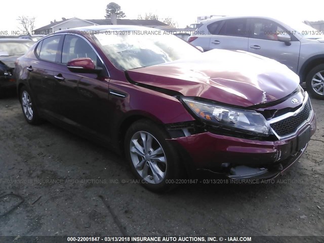 5XXGN4A74DG246279 - 2013 KIA OPTIMA EX RED photo 1