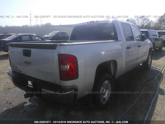 3GCPCSE06CG161818 - 2012 CHEVROLET SILVERADO C1500 LT SILVER photo 4