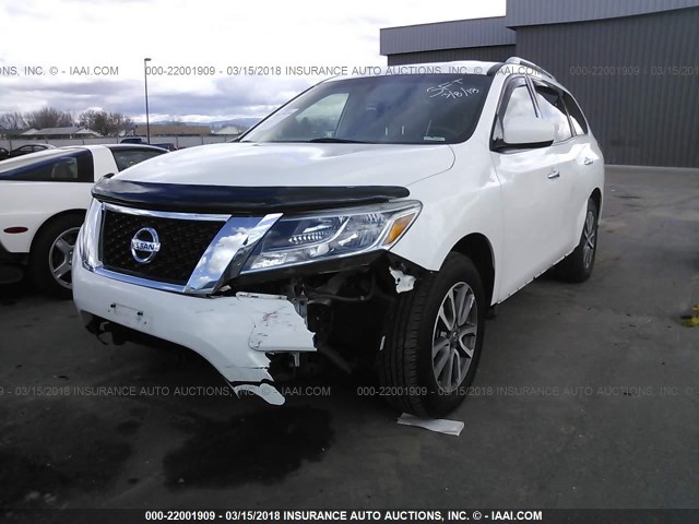 5N1AR2MM1DC665721 - 2013 NISSAN PATHFINDER S/SV/SL/PLATINUM 白色 照片 6