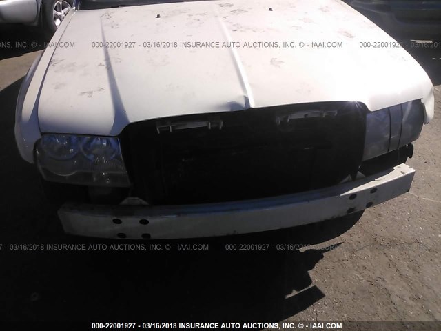 2C3KA53G96H437421 - 2006 CHRYSLER 300 TOURING WHITE photo 6