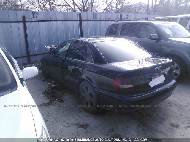 WAUDD68D9YA118969 - 2000 AUDI S4 2.7 QUATTRO BLACK photo 3