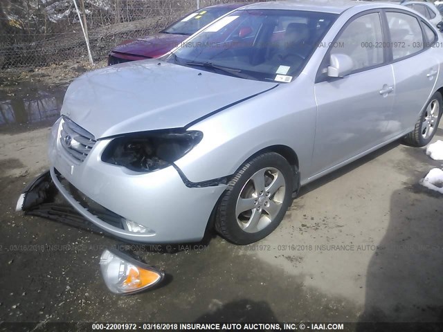 KMHDU4AD1AU094247 - 2010 HYUNDAI ELANTRA BLUE/GLS/SE SILVER photo 2