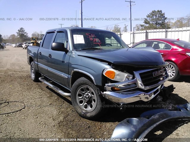 2GTEC13V861308699 - 2006 GMC NEW SIERRA C1500 BLUE photo 1