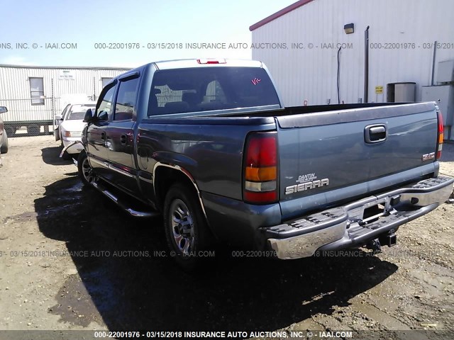 2GTEC13V861308699 - 2006 GMC NEW SIERRA C1500 BLUE photo 3