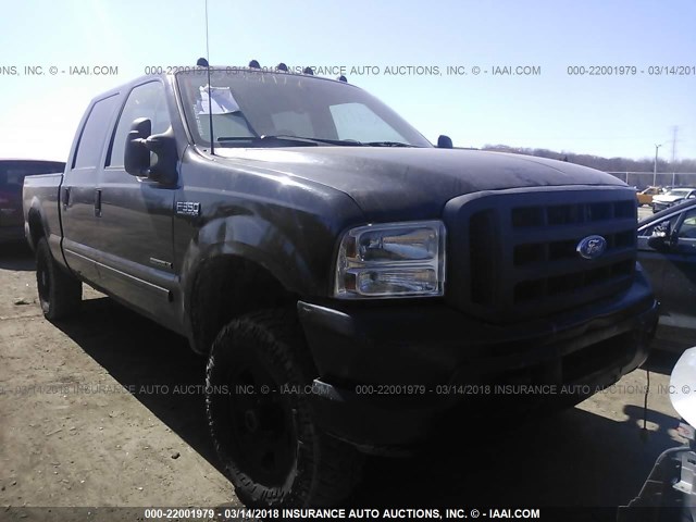 1FTSW31F71EB05179 - 2001 FORD F350 SRW SUPER DUTY BLACK photo 1