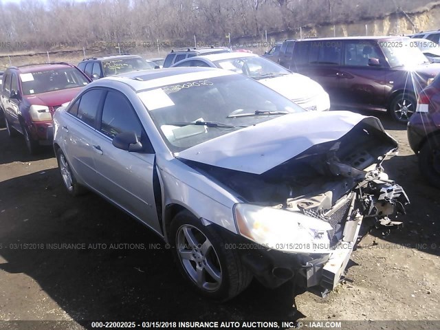 1G2ZG58N974101805 - 2007 PONTIAC G6 SE SILVER photo 1