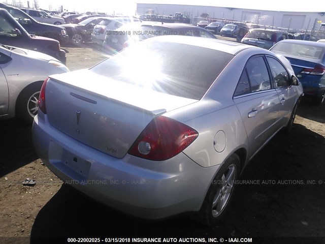 1G2ZG58N974101805 - 2007 PONTIAC G6 SE SILVER photo 4