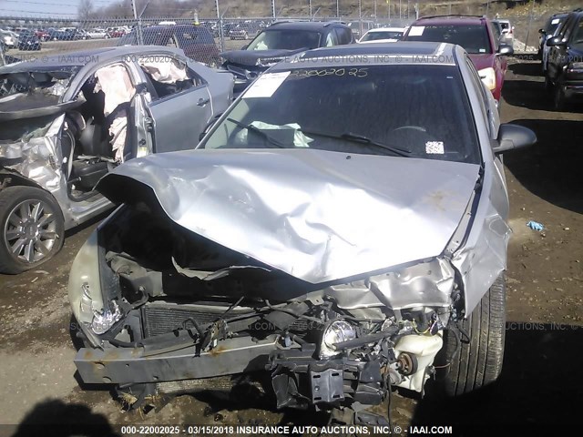 1G2ZG58N974101805 - 2007 PONTIAC G6 SE SILVER photo 6