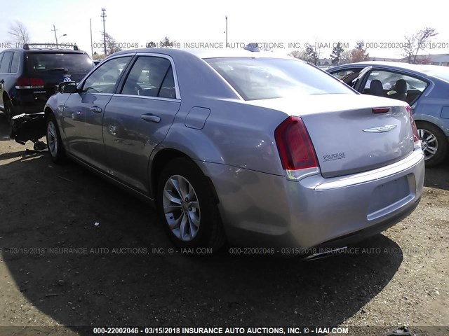 2C3CCAAG3FH785855 - 2015 CHRYSLER 300 LIMITED SILVER photo 3