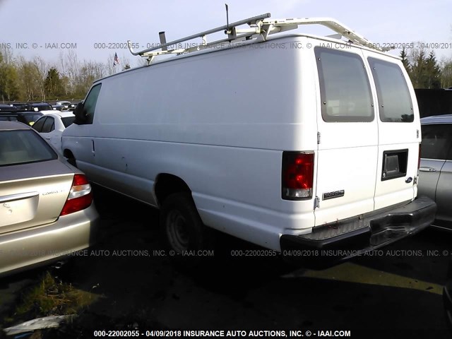 1FTSS34L08DA12002 - 2008 FORD ECONOLINE E350 SUPER DUTY VAN WHITE photo 3