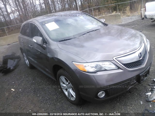 5J8TB4H52DL012896 - 2013 ACURA RDX TECHNOLOGY BROWN photo 1