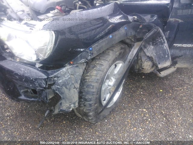 5TFLU4EN0DX067840 - 2013 TOYOTA TACOMA DOUBLE CAB შავი ფოტო 6