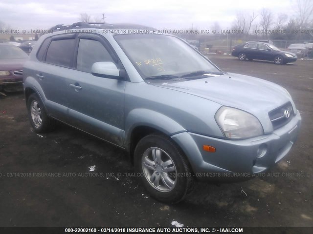 KM8JN72D36U352565 - 2006 HYUNDAI TUCSON GLS/LIMITED GREEN photo 1