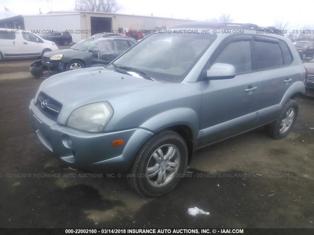 KM8JN72D36U352565 - 2006 HYUNDAI TUCSON GLS/LIMITED GREEN photo 2