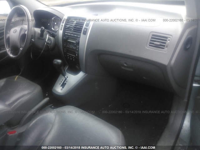 KM8JN72D36U352565 - 2006 HYUNDAI TUCSON GLS/LIMITED GREEN photo 5