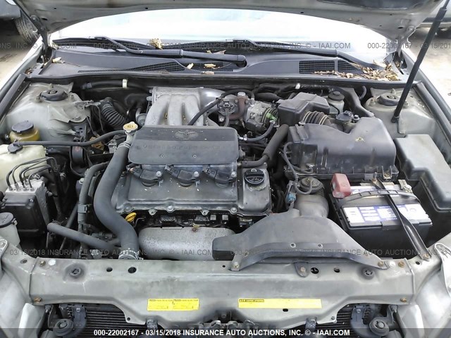 4T1BF30K12U032473 - 2002 TOYOTA CAMRY LE/XLE/SE GRAY photo 10